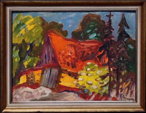 ölgemälde eringer feld bei - Ölgemälde, (eringer