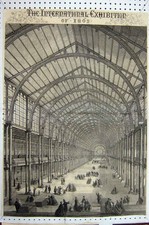 Alter antiker Druck 1862