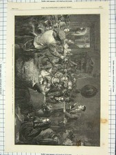 Original alter antiker Druck