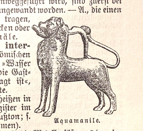 Alte lithographie aquamanile - alte,