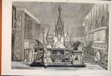 Original alter antiker Druck