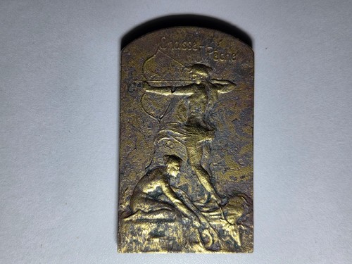 Bronzeplakette chasse - bronzeplakette, &