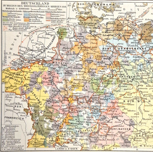 Alte lithografie deutschland - lithografie,,