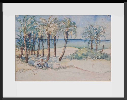 Original aquarell von max - aquarell,