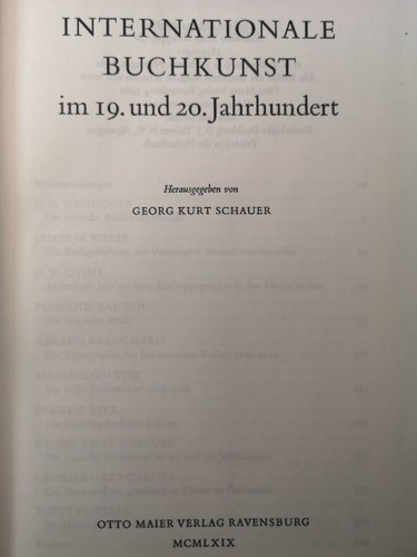 Internationale buchkunst - internationale,