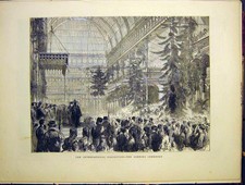 Original alter antiker Druck