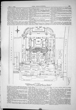 Antiker Druck 1885 Generalplan
